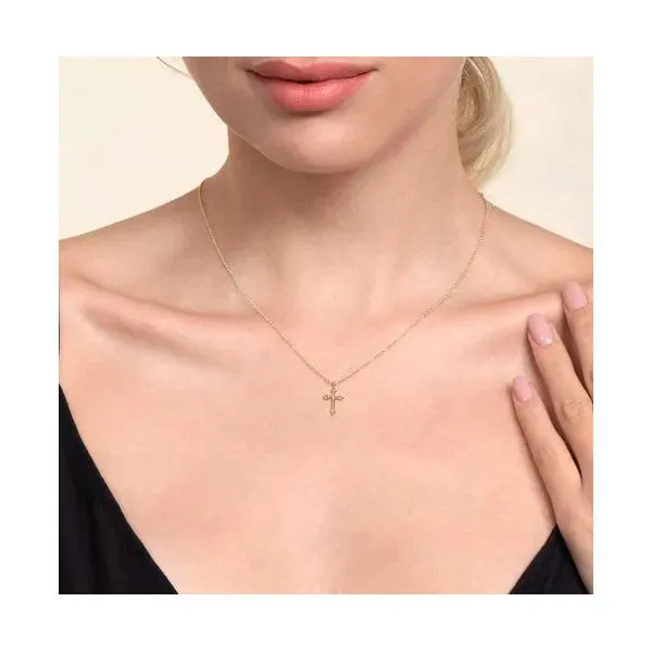14Kt Cross Necklace Image 2 Victoria Jewellers REGINA, SK