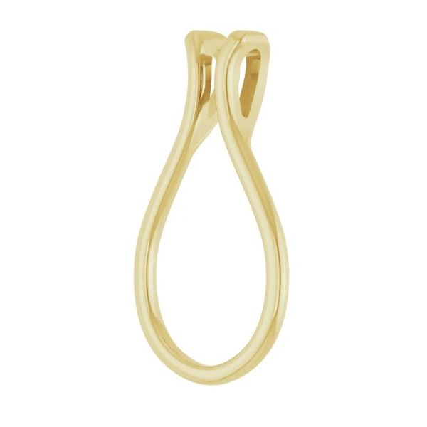 10Kt Yellow Gold Ring Holder Pendant Image 2 Victoria Jewellers REGINA, SK
