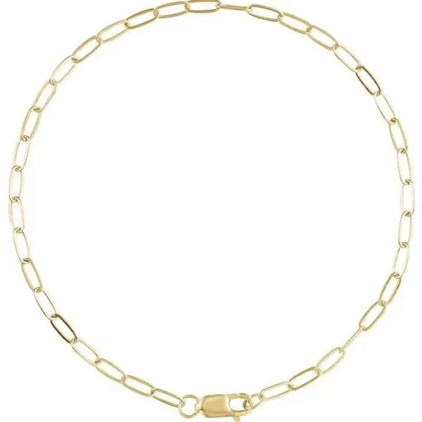 10Kt Paperclip Bracelet Victoria Jewellers REGINA, SK