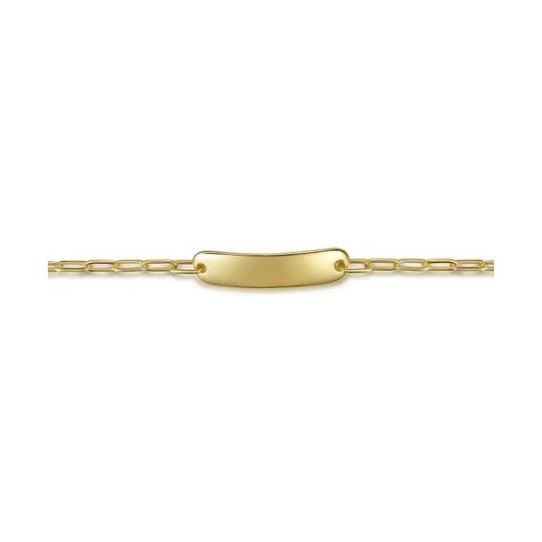 14Kt Paperclip Chain Bracelet Image 2 Victoria Jewellers REGINA, SK