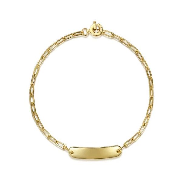 14Kt Paperclip Chain Bracelet Victoria Jewellers REGINA, SK