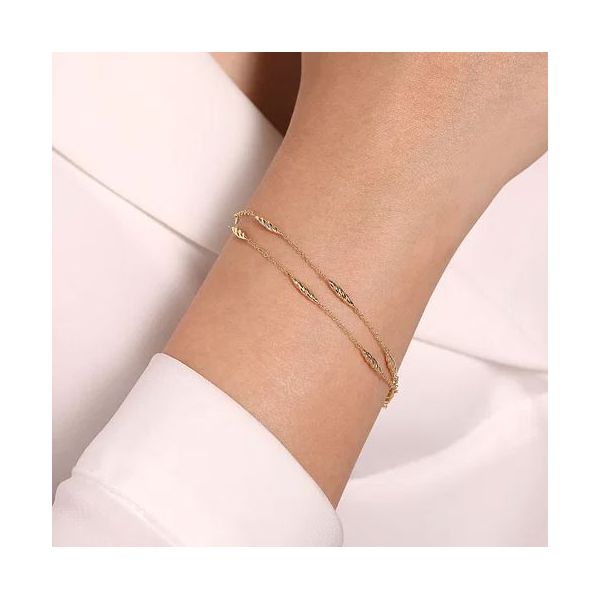 Gabriel & Co Gold Bracelet Image 2 Victoria Jewellers REGINA, SK