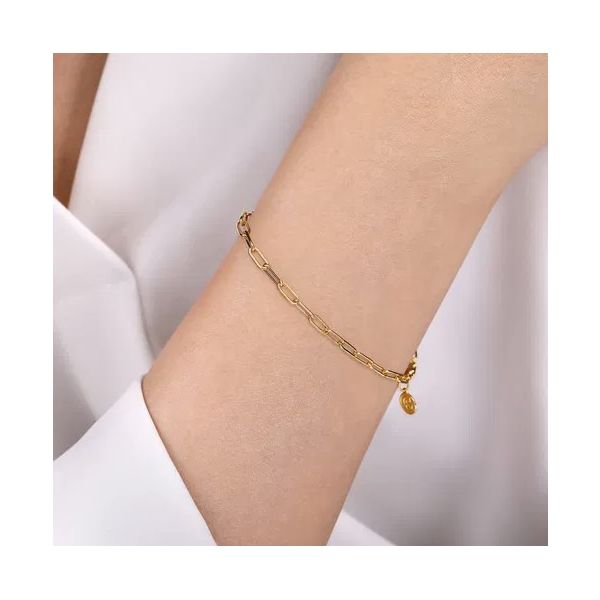 14Kt Paperclip Bracelet Image 3 Victoria Jewellers REGINA, SK