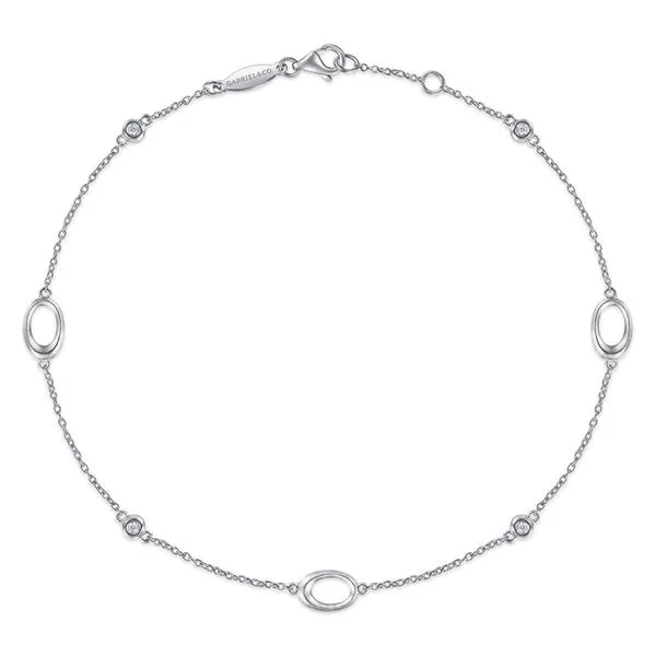 Gabriel & Co Sterling Silver Anklet Victoria Jewellers REGINA, SK