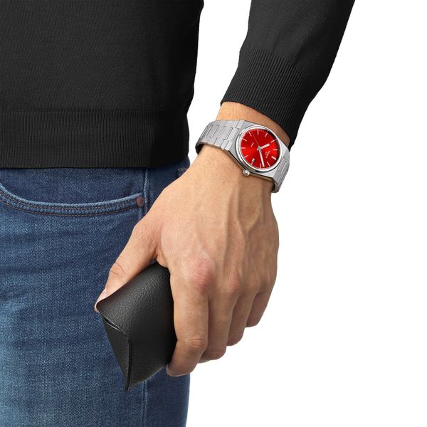 TISSOT PRX QUARTZ RED Image 2 Victoria Jewellers REGINA, SK