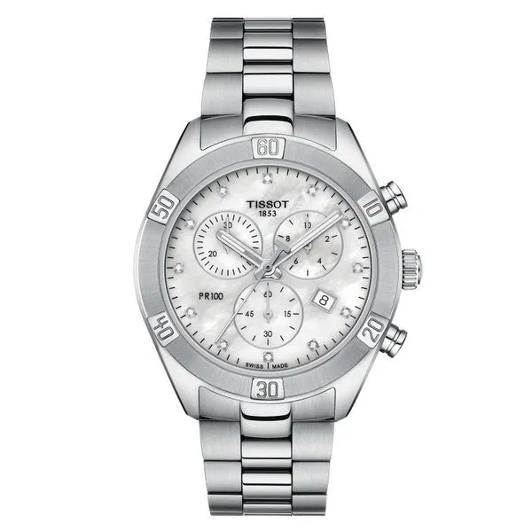 Tissot PR 100 Sport Chic Chronograph Watch Victoria Jewellers REGINA, SK