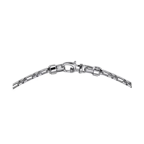 Gabriel & Co Silver Figaro Chain Image 2 Victoria Jewellers REGINA, SK