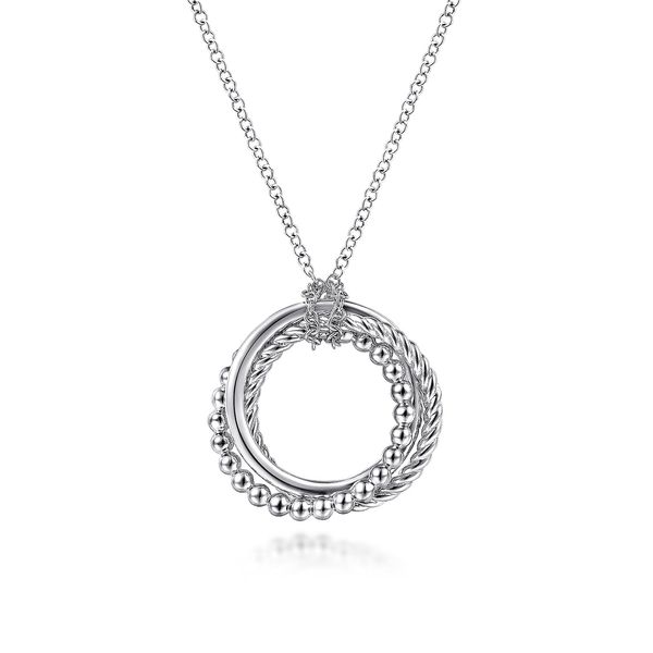 Silver Circle Necklace Victoria Jewellers REGINA, SK