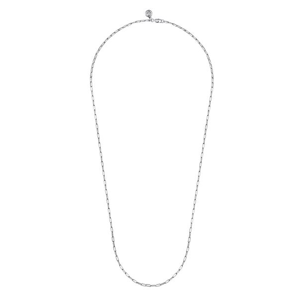 Silver Paperclip Necklace Image 2 Victoria Jewellers REGINA, SK