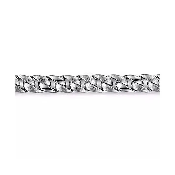 Gabriel & Co Sterling Silver Cuban Link Bracelet Image 2 Victoria Jewellers REGINA, SK