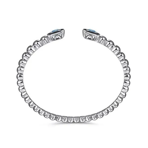 Gabriel & Co Blue Topaz Sterling Silver Bracelet Image 3 Victoria Jewellers REGINA, SK