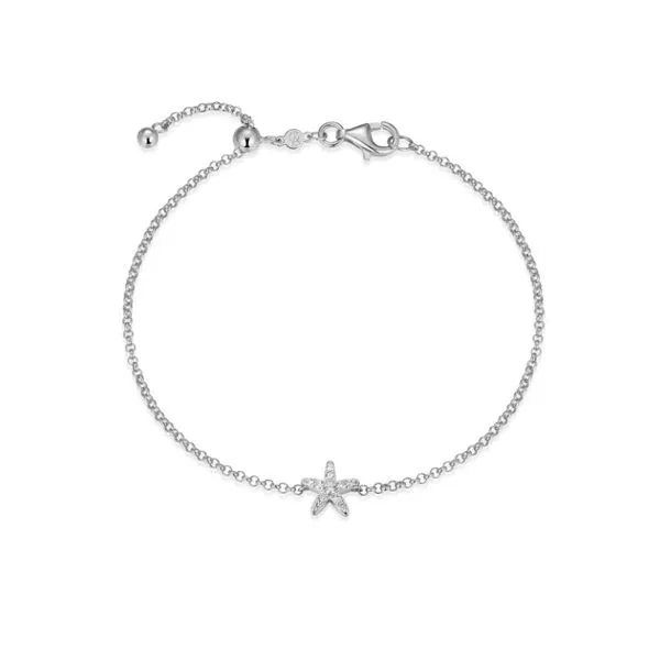Sterling Silver Star Fish set with Lab Grown Diamonds Victoria Jewellers REGINA, SK
