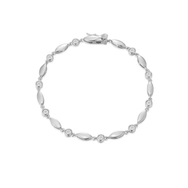 Sterling Silver Lab Grown Diamond Bracelet Victoria Jewellers REGINA, SK
