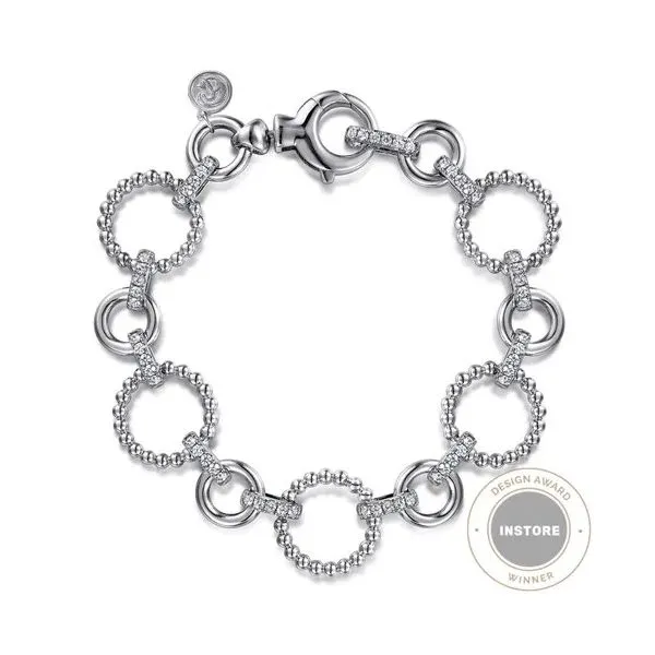 Silver White Sapphire Bracelet Victoria Jewellers REGINA, SK