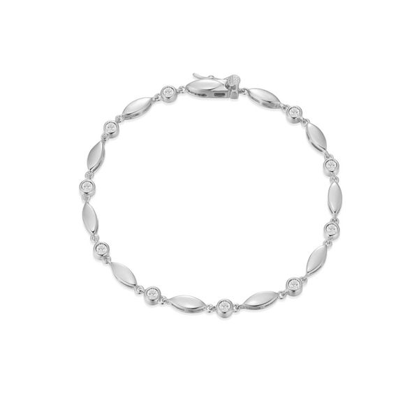 Sterling Silver Lab Grown Diamond Bracelet Victoria Jewellers REGINA, SK