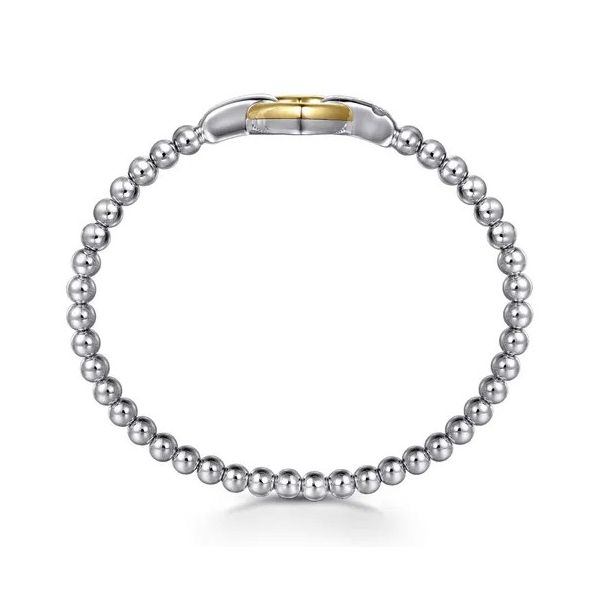 14Kt Gold and Sterling Silver Bangle Bracelet Image 2 Victoria Jewellers REGINA, SK