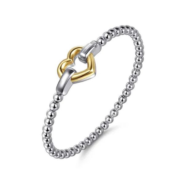 14Kt Gold and Sterling Silver Bangle Bracelet Image 3 Victoria Jewellers REGINA, SK