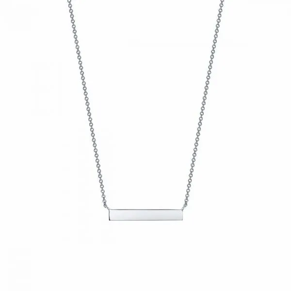 BIRKS Essential Silver Horizontal Bar Necklace Victoria Jewellers REGINA, SK