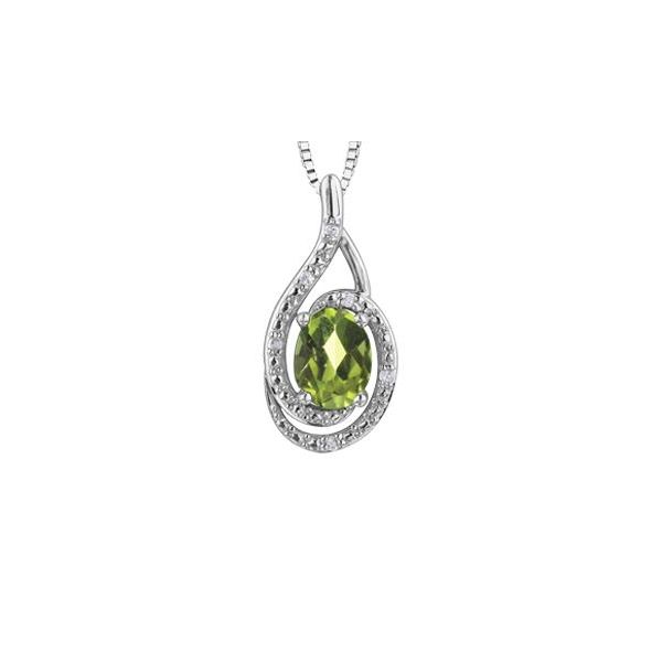 Peridot & Diamond Pendant Victoria Jewellers REGINA, SK