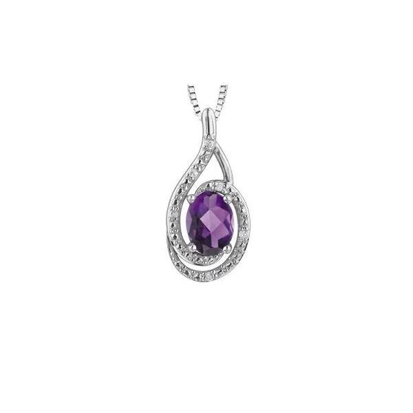 Amethyst & Diamond Pendant Victoria Jewellers REGINA, SK