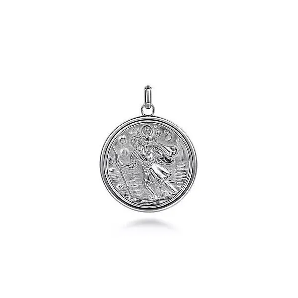 Sterling Silver St. Christopher Pendant Victoria Jewellers REGINA, SK