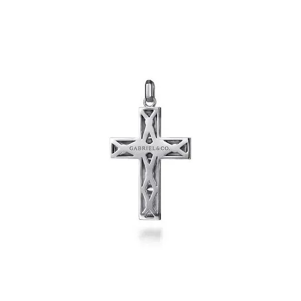 Gabriel & Co Sterling Silver Cross Pendant Image 2 Victoria Jewellers REGINA, SK