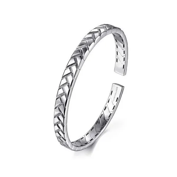 Gabriel & Co Sterling Silver Cuff Bangle Image 2 Victoria Jewellers REGINA, SK