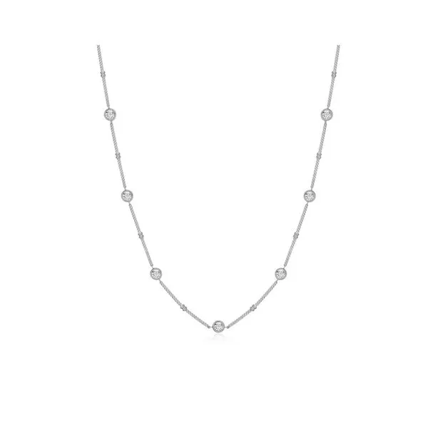Sterling Silver Lab Grown Diamond Necklace Victoria Jewellers REGINA, SK