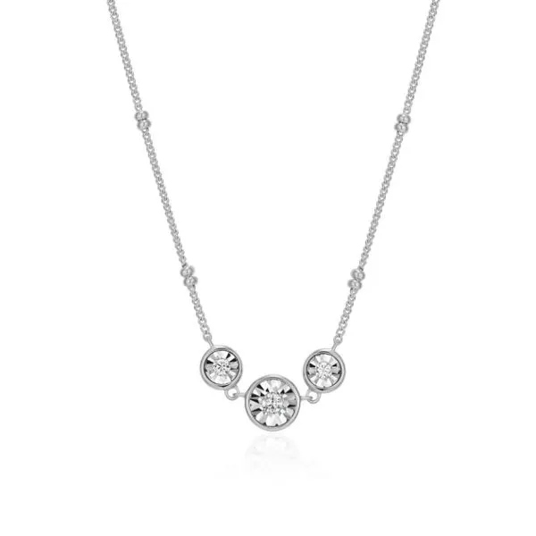 Sterling Silver Lab Grown Diamond Necklace Victoria Jewellers REGINA, SK