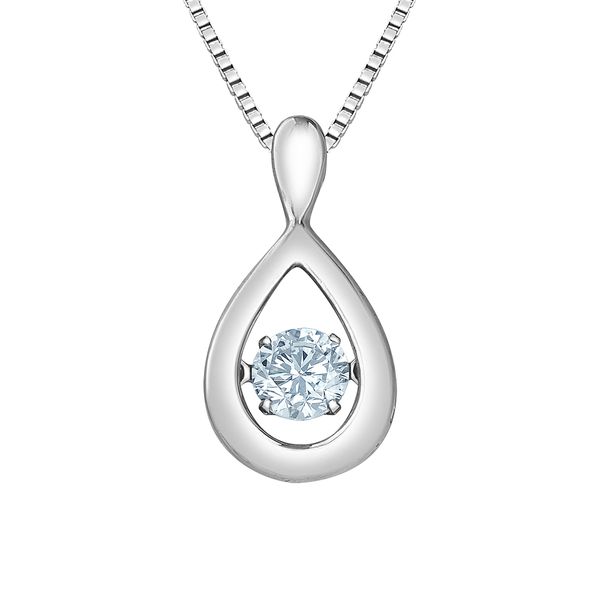 Sterling Silver Lab Grown Diamond Pendant Victoria Jewellers REGINA, SK