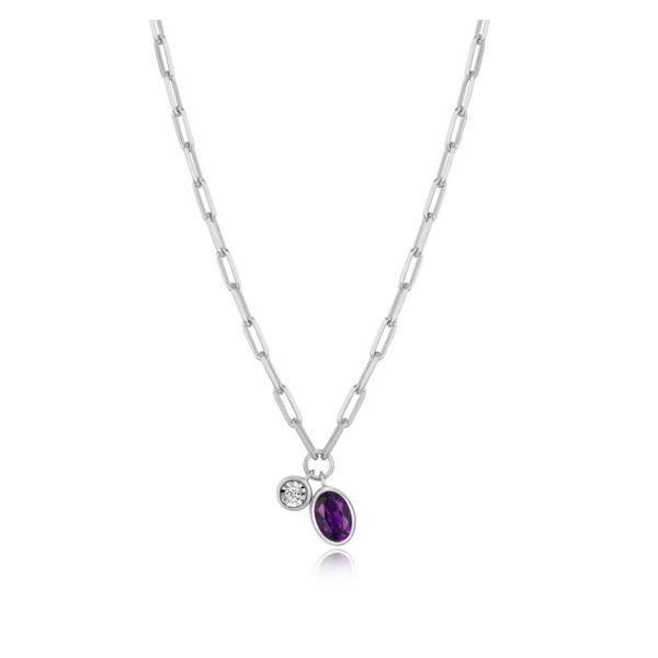 Silver Birthstone Necklace Victoria Jewellers REGINA, SK