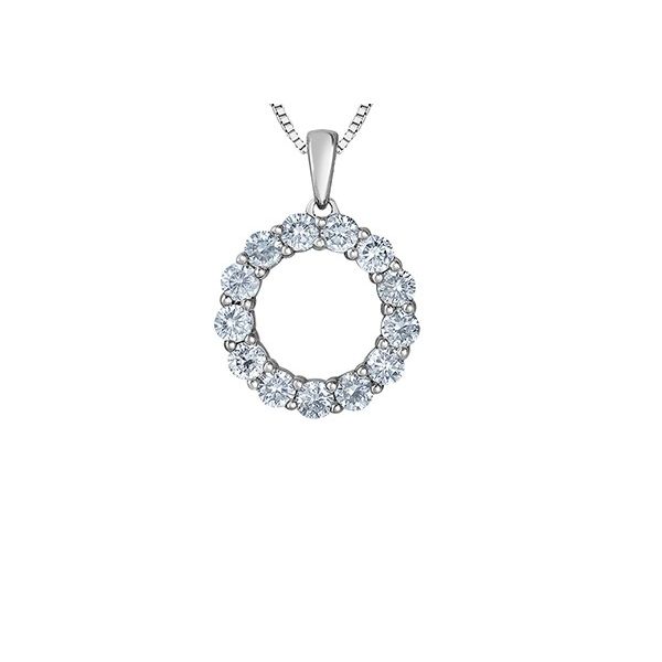Stelring Silver Lab Grown Diamond Pendant Necklace Victoria Jewellers REGINA, SK