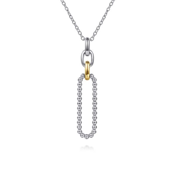 14Kt Yellow Gold and Sterling Silver Pendant Victoria Jewellers REGINA, SK