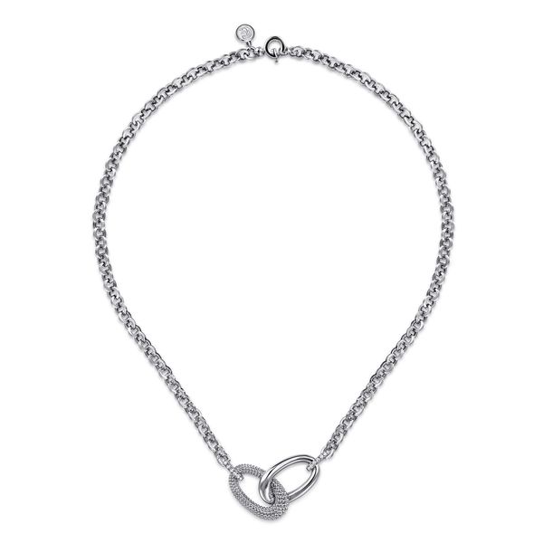 Sterling Silver White Sapphire Necklace Image 2 Victoria Jewellers REGINA, SK