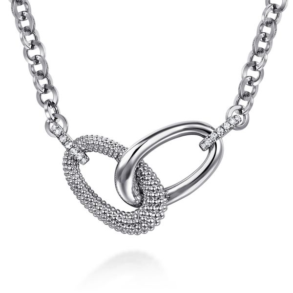 Sterling Silver White Sapphire Necklace Victoria Jewellers REGINA, SK