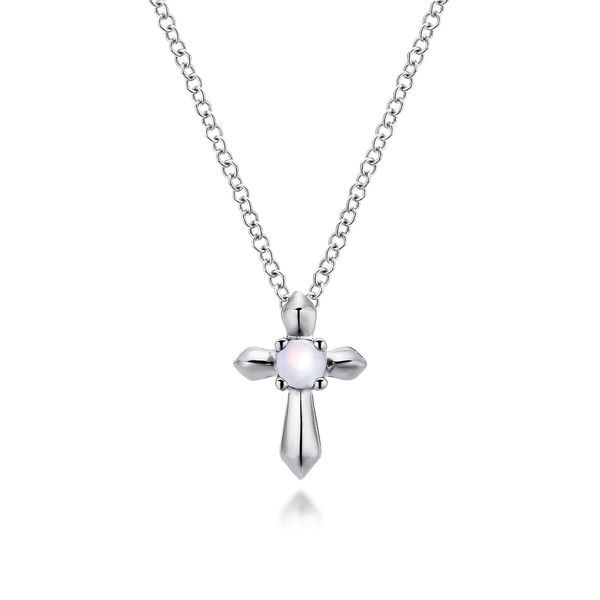 Silver Opal Cross Pendant Victoria Jewellers REGINA, SK