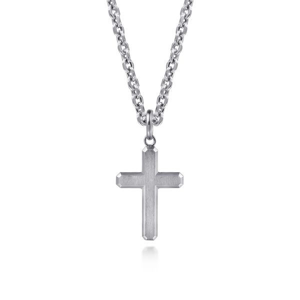 Silver Cross Pendant Image 2 Victoria Jewellers REGINA, SK