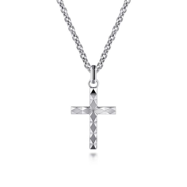Silver Cross Pendant Image 2 Victoria Jewellers REGINA, SK