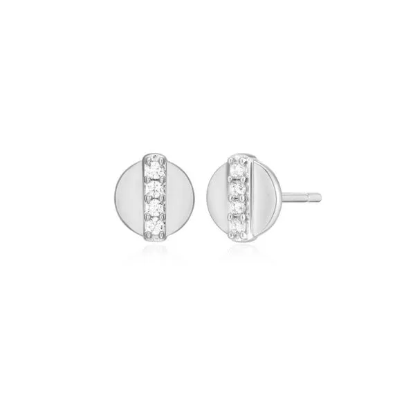 Silver Earrings set with Lab Grown Diamonds Victoria Jewellers REGINA, SK