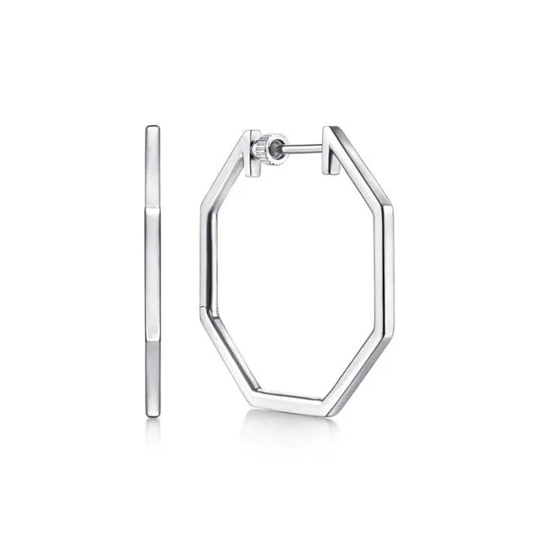 Gabriel & Co Silver Hoop Earrings Victoria Jewellers REGINA, SK