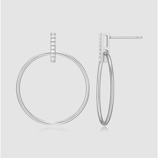 Sterling Silver Lab Grown Diamond Earrings Victoria Jewellers REGINA, SK