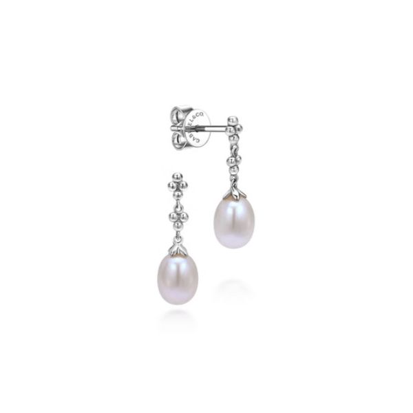Gabriel & Co. Sterling Silver and Pearl Earrings Victoria Jewellers REGINA, SK