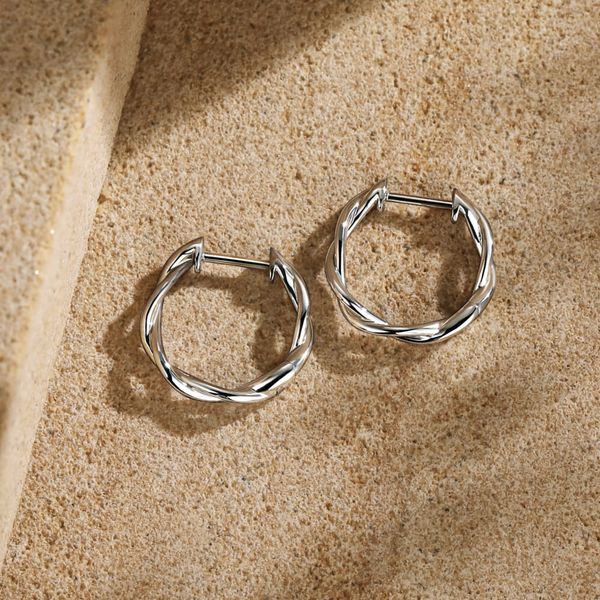 Silver Huggie Earring Image 2 Victoria Jewellers REGINA, SK