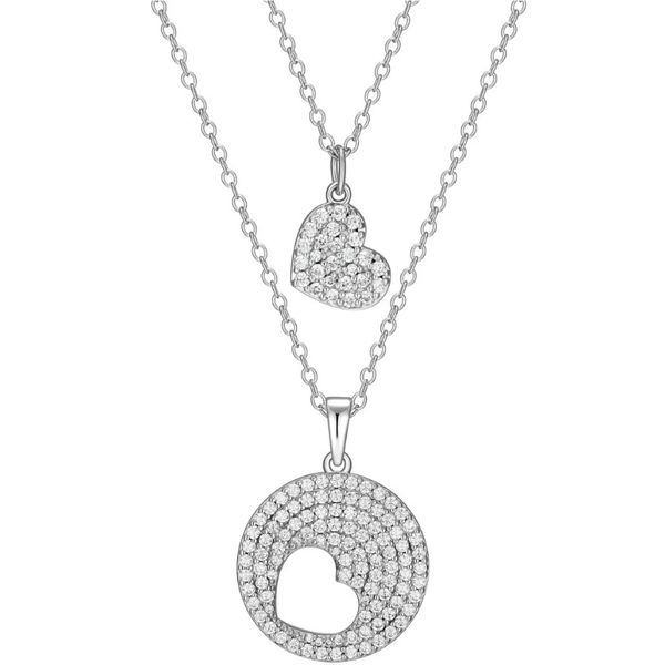 Mom and Me CZ Necklace Set Victoria Jewellers REGINA, SK