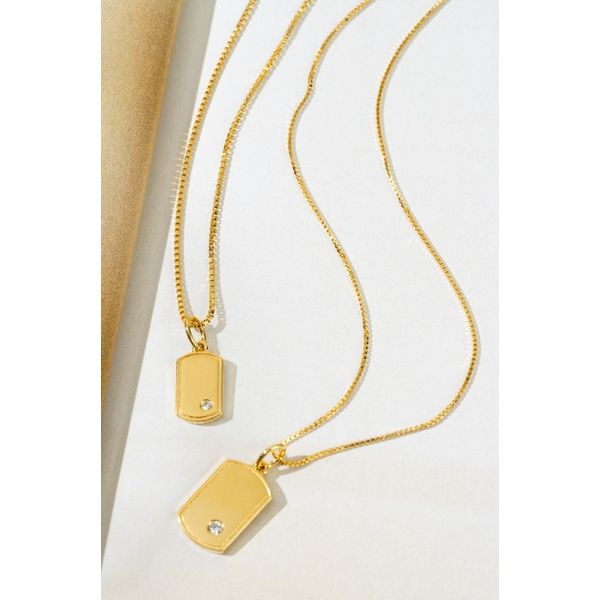 Mom and Me Gold Plated Necklace Set Image 4 Victoria Jewellers REGINA, SK