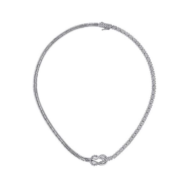 Sterling Silver Gabriel & Co Choker Necklace Image 2 Victoria Jewellers REGINA, SK
