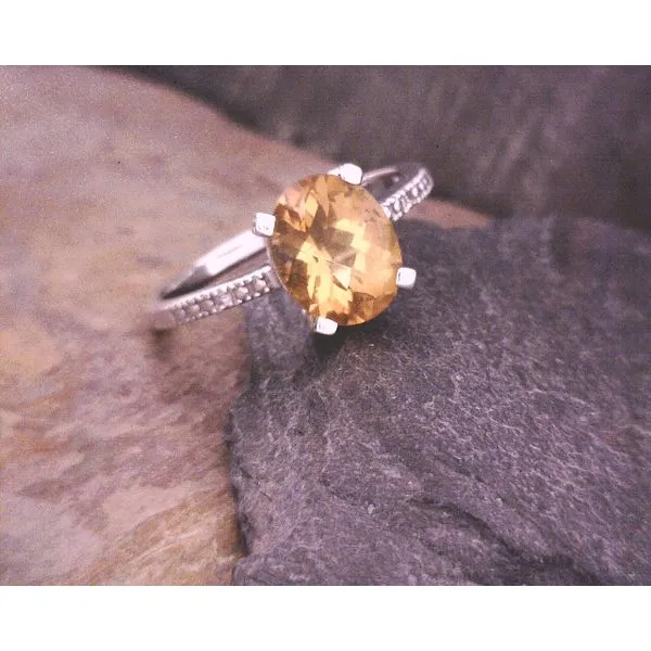 10kt Citrine and Diamond Ring Vulcan's Forge LLC KANSAS CITY, MO