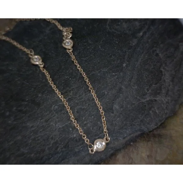 14K Rose Gold with .25ctw Diamonds Necklace Vulcan's Forge LLC KANSAS CITY, MO