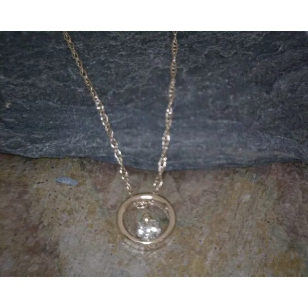 14K Rose Gold with .1ctw Diamonds Necklace Vulcan's Forge LLC Kansas City, MO