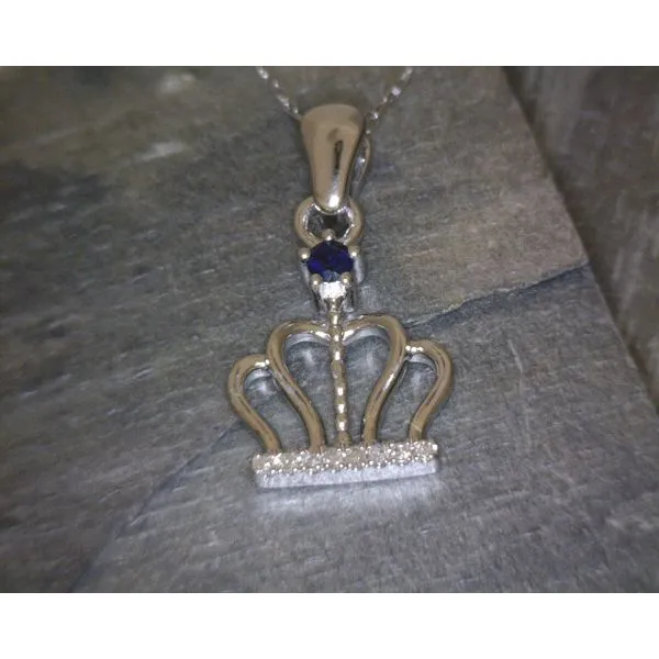 10KWG Crown Sapphire & Diamonds .05CTW Vulcan's Forge LLC KANSAS CITY, MO